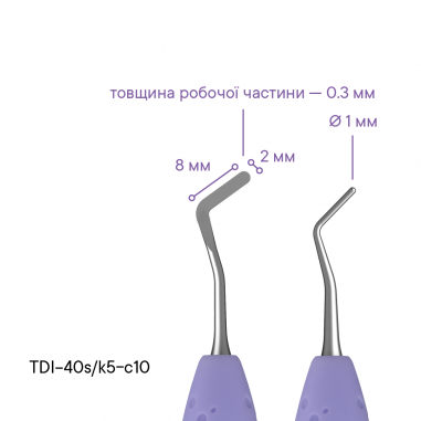 Штопфер-гладилка (крапчаста) TYPE 12 - TDI-40s/k5-c10 - Meddins