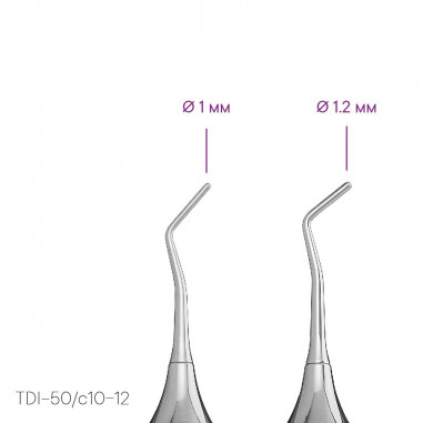 Штопфер двусторонний (цилиндрический) TYPE 4 - TDI-50/c10-12 - Meddins