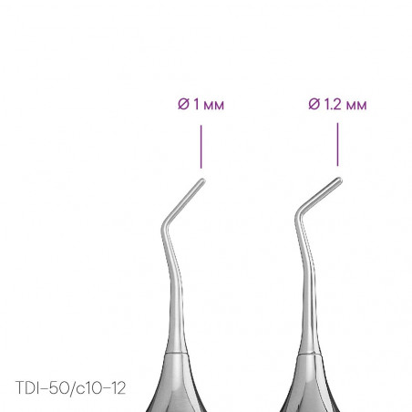 Штопфер двосторонній (циліндричний) TYPE 4 - TDI-50/c10-12 - Meddins