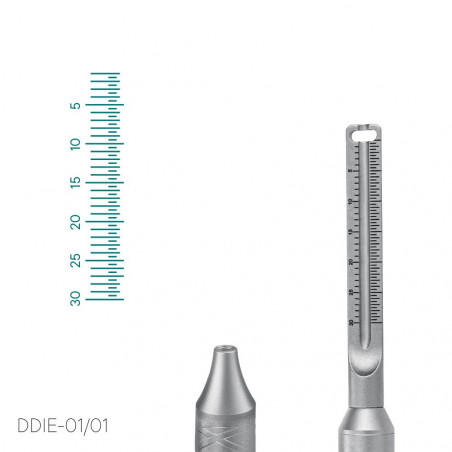 Ручка для дзеркала стоматологічного з лінійкою - DDIE-01/01 - Meddins