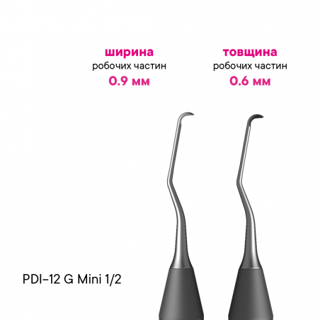 Кюрета Грейсі Mini 1-2 - PDI-12Gmini-1/2 - Meddins