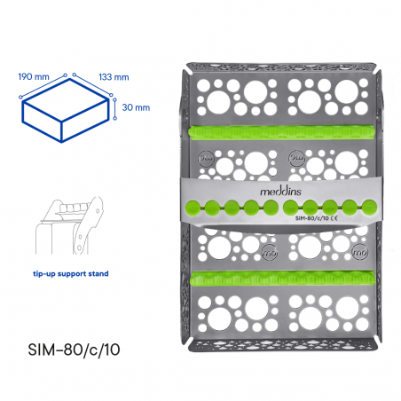 Кассета для стерилизации инструментов SIM-80/c/10 - Meddins