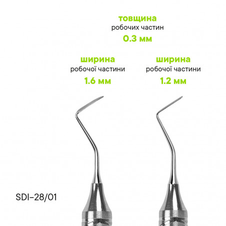 Периотом для дистального отдела (двусторонний) - SDI-28/01 - Meddins